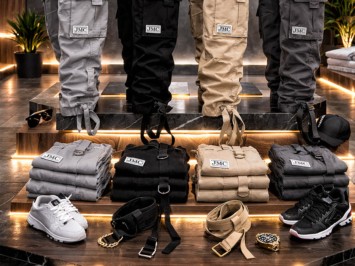 JMC cargo pants lineup
